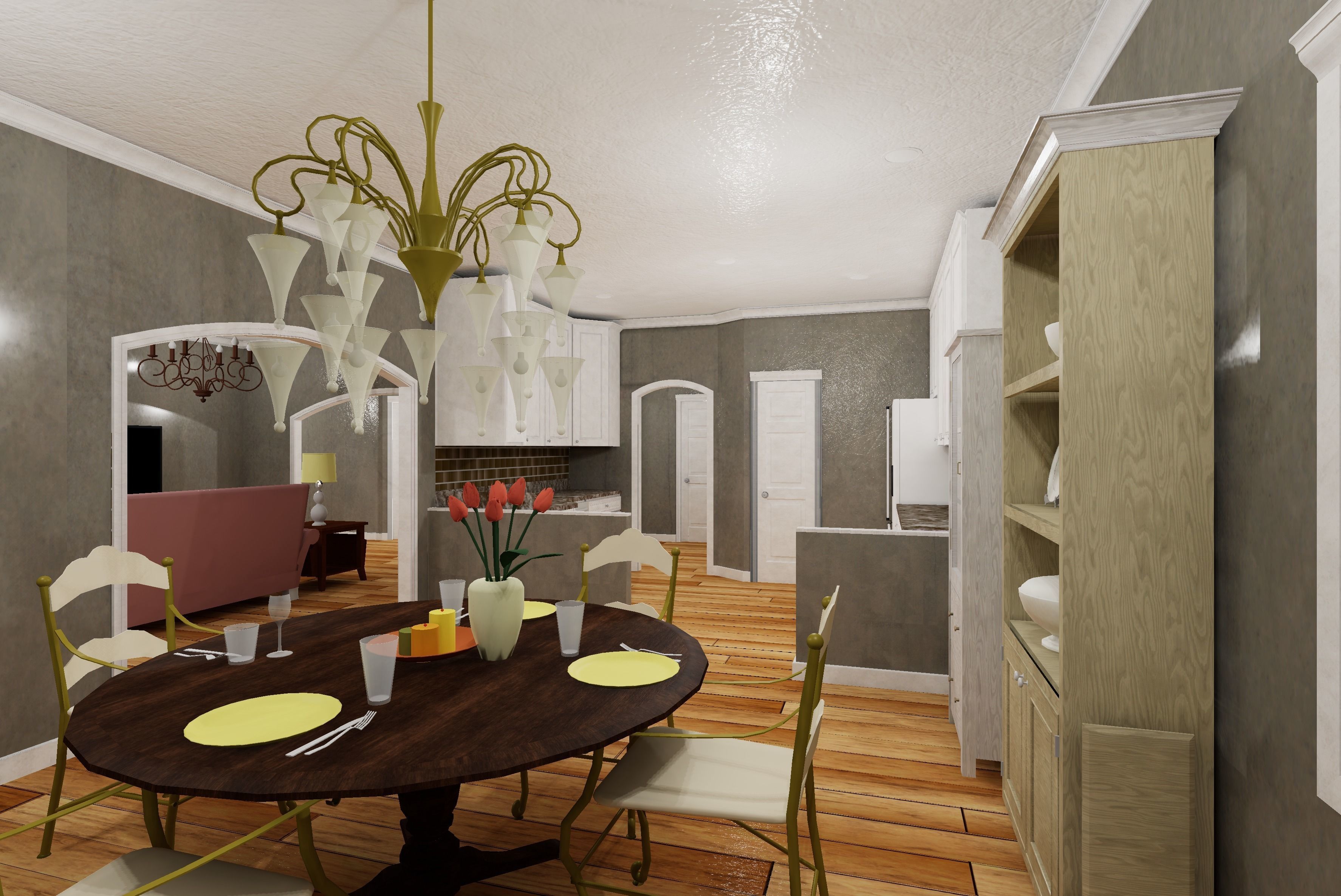 HQ Residential Modular House Low-poly 3D model_5