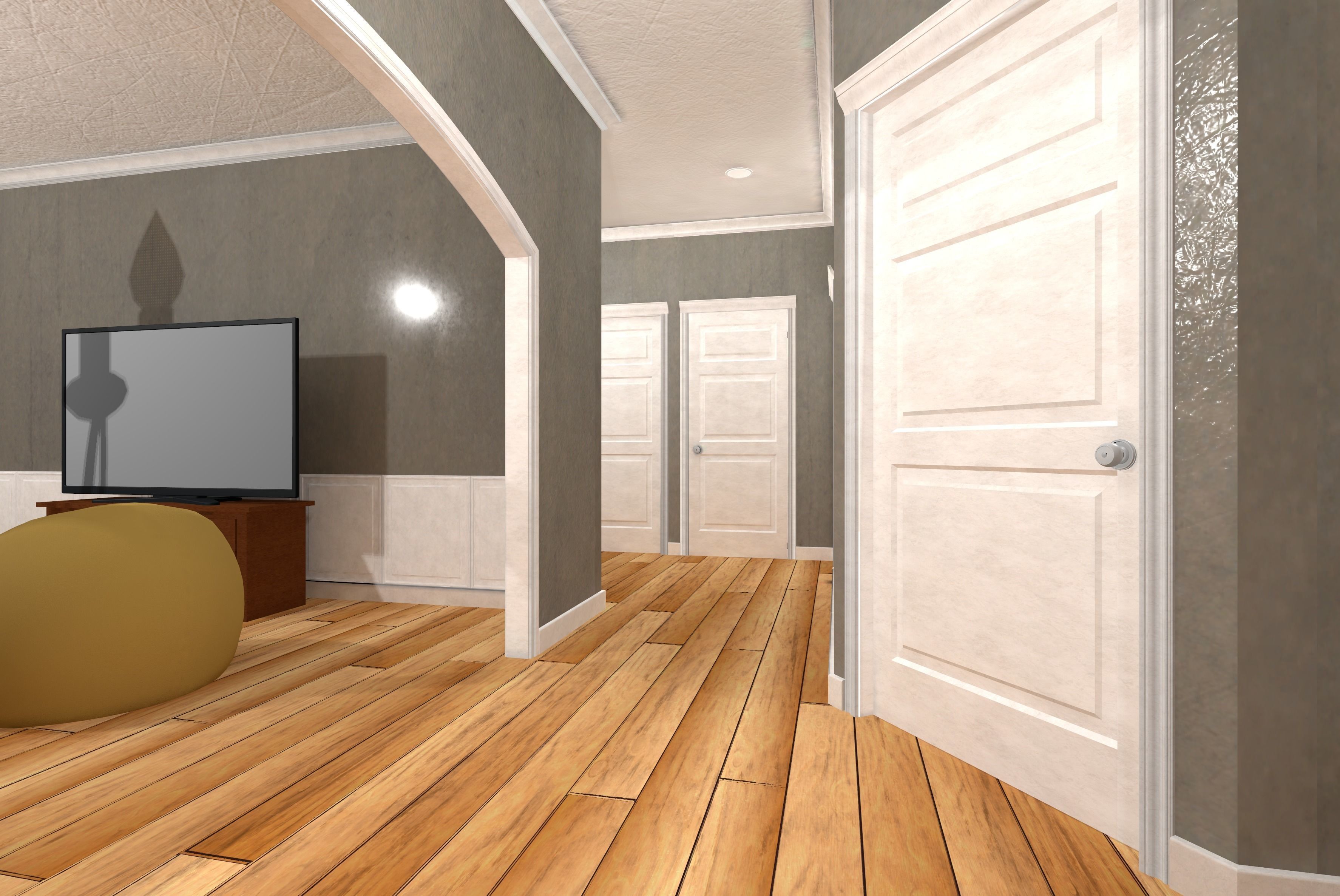 HQ Residential Modular House Low-poly 3D model_1