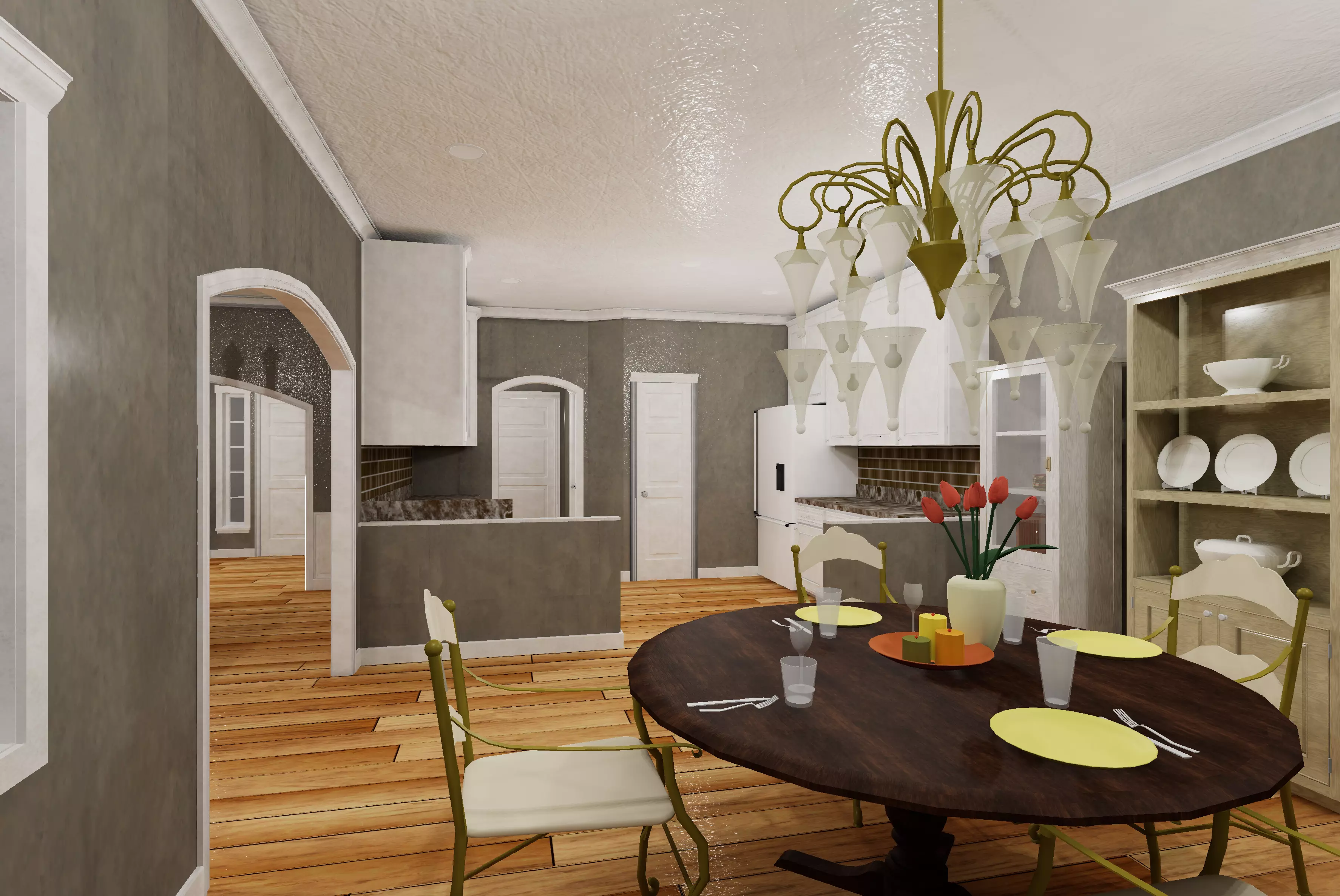 HQ Residential Modular House Low-poly 3D model_0