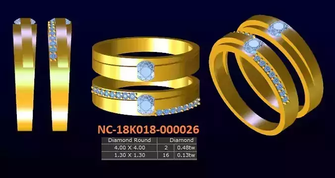 25 models  wedding ring - 2
