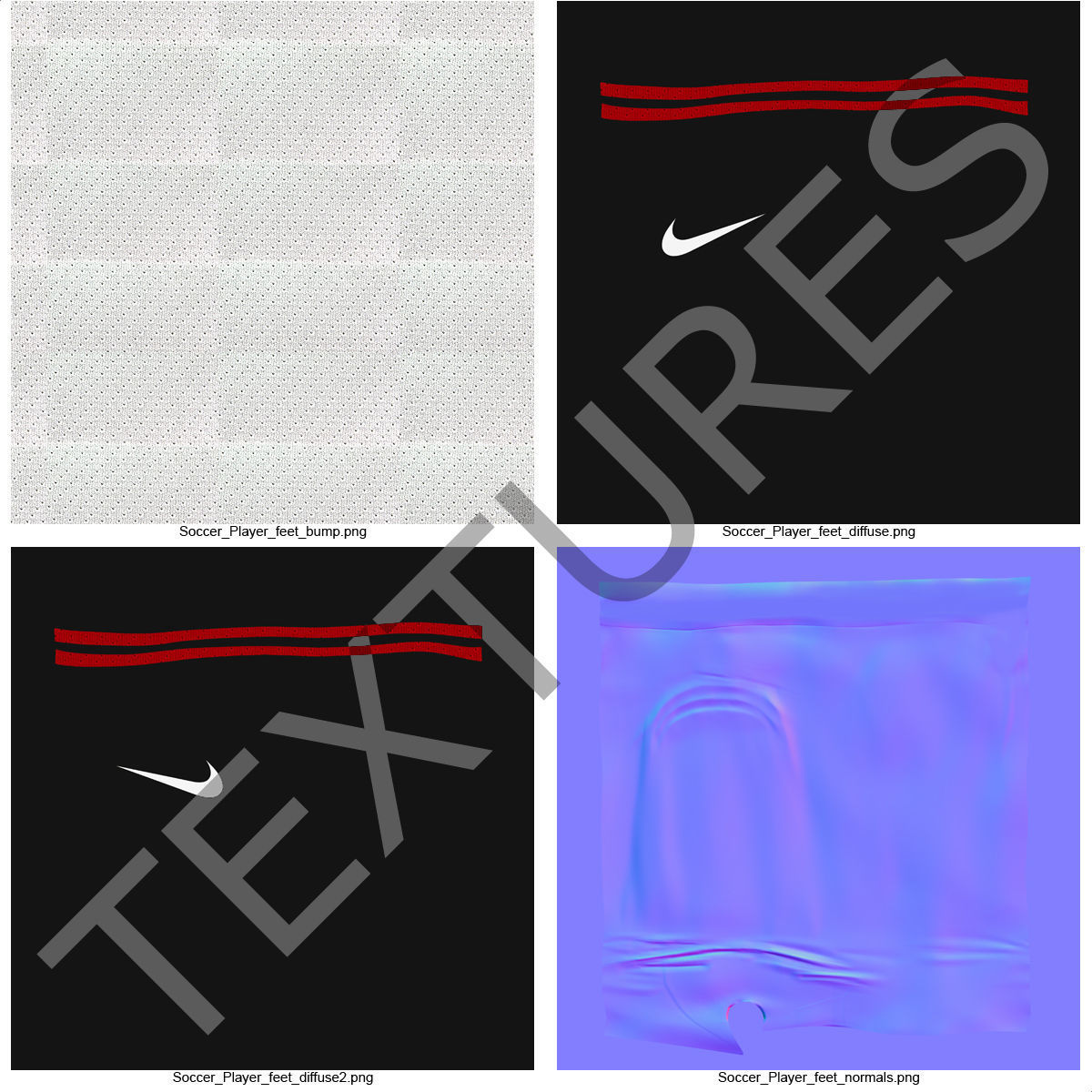 Soccer Player Manchester United Rigged 2 for Maya 3D model_38