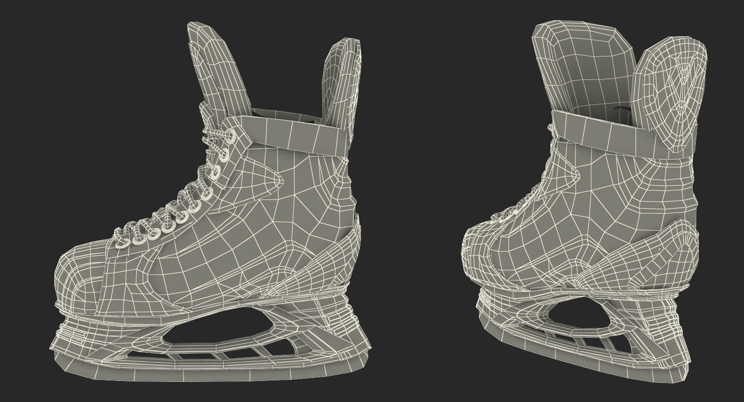 Hockey Player Stars Rigged for Cinema 4D 3D model_48