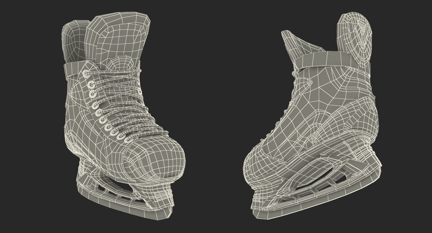 Hockey Player Stars Rigged for Cinema 4D 3D model_49