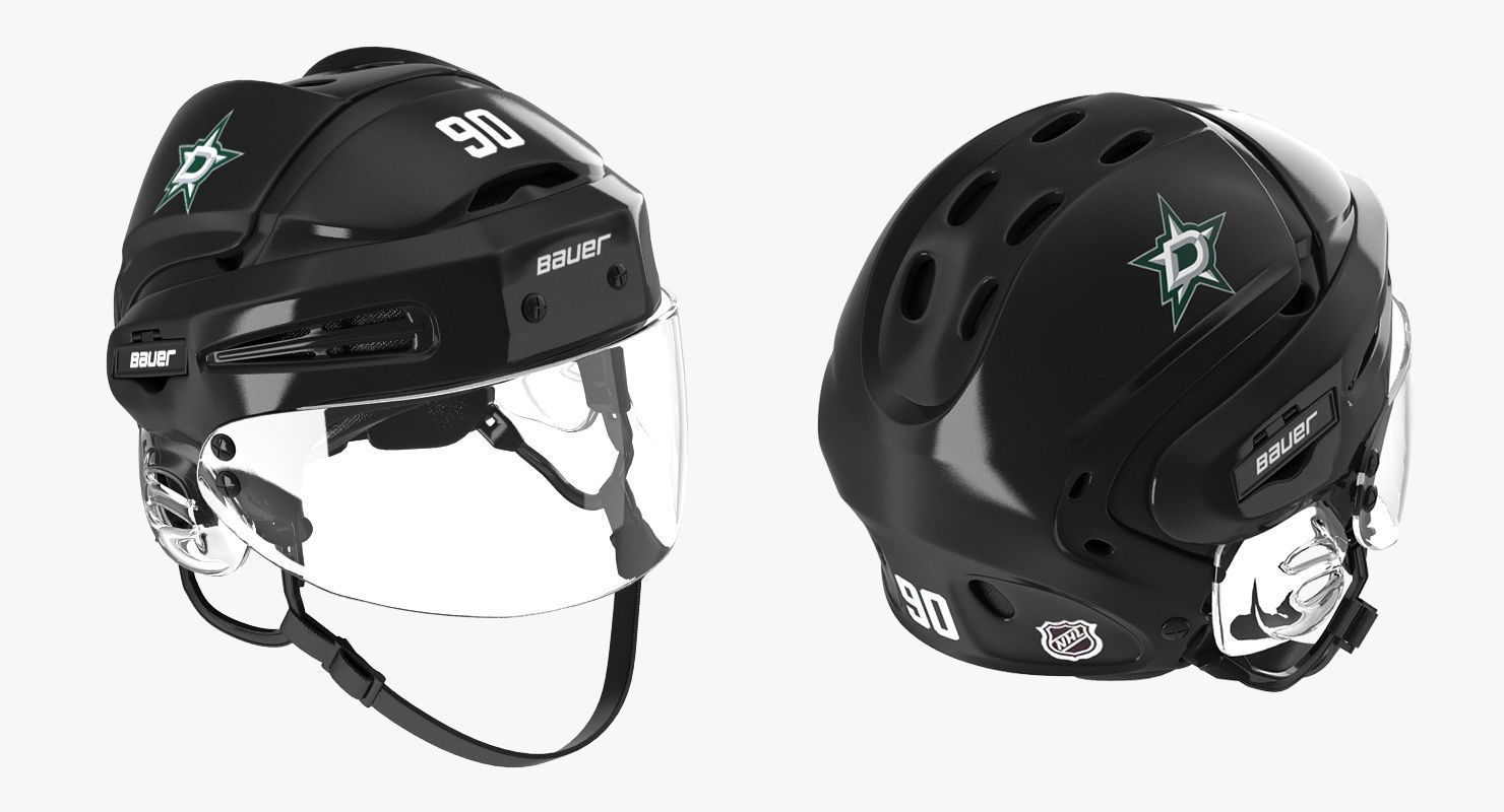 Hockey Player Stars Rigged for Cinema 4D 3D model_24