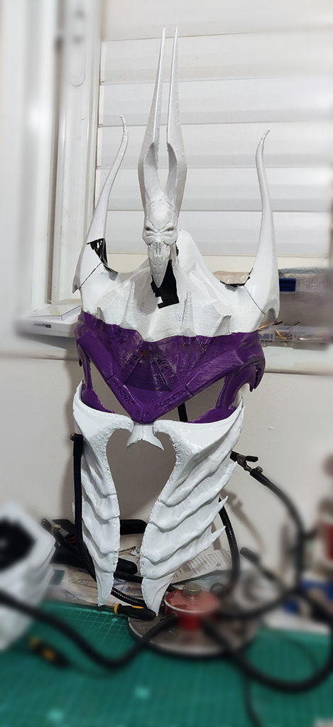 Warcraft Lich King Helm Of Domination Cosplay 3D print model_3