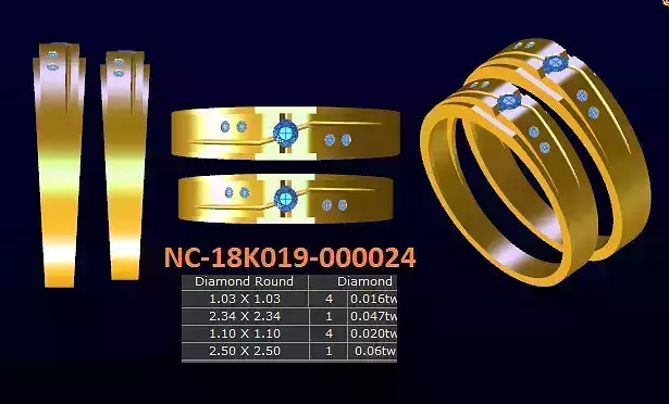 25 models  wedding ring - 13