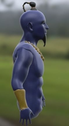 Genie aladdin 3D model_1