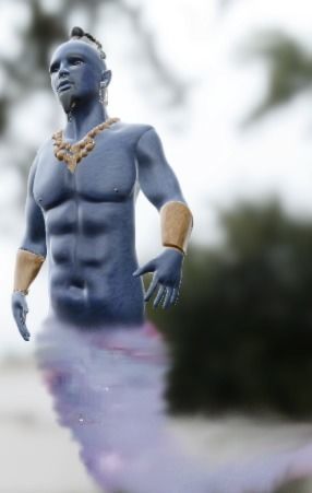 Genie aladdin 3D model_5