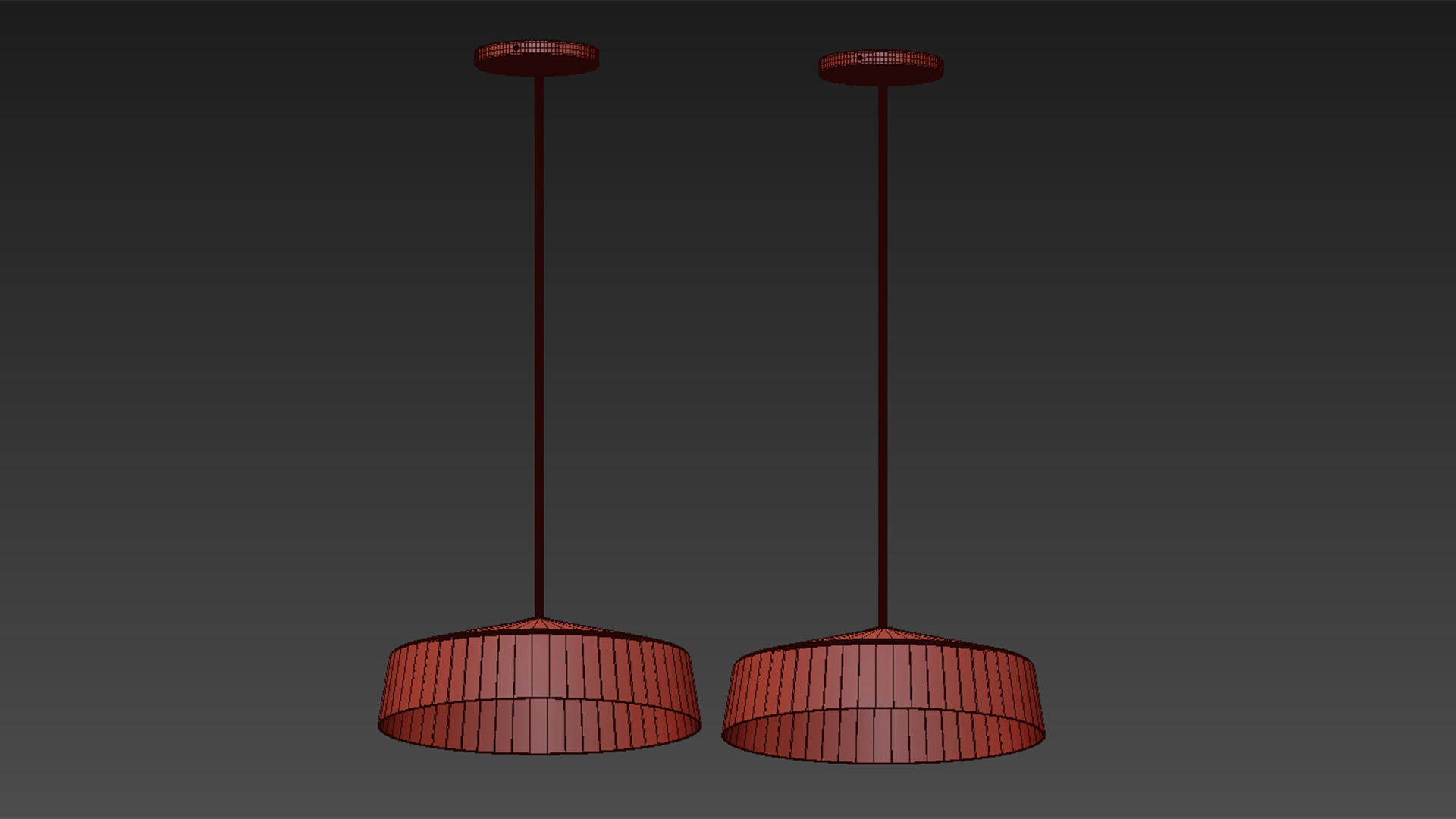 Masque grande pendant by tech lighting 3D model_7