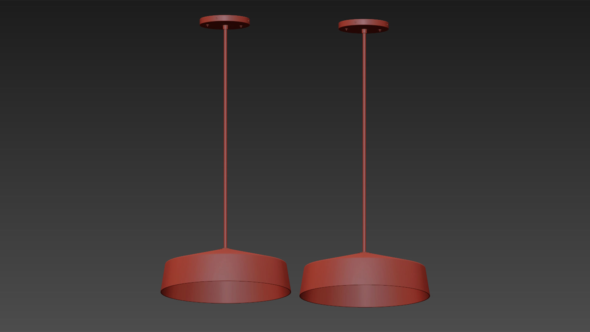 Masque grande pendant by tech lighting 3D model_3