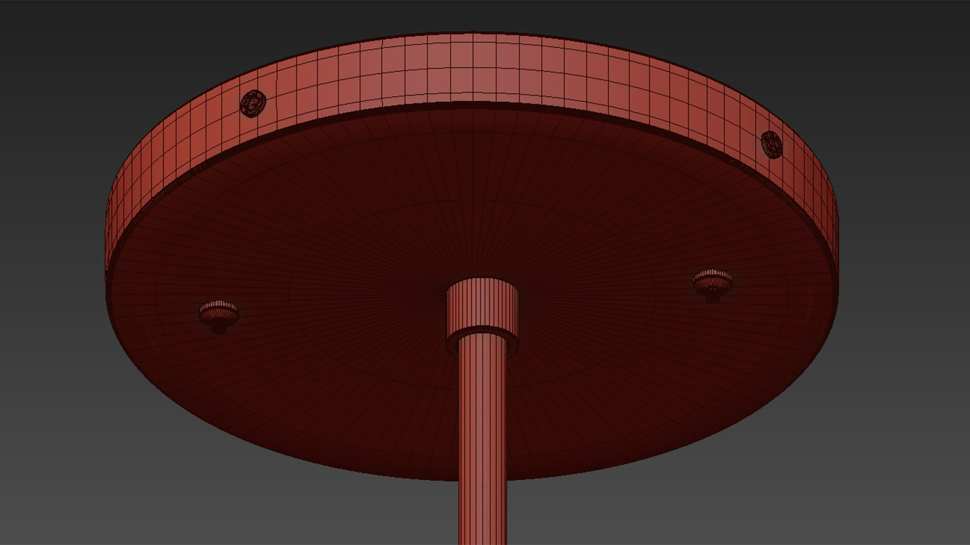 Masque grande pendant by tech lighting 3D model_5