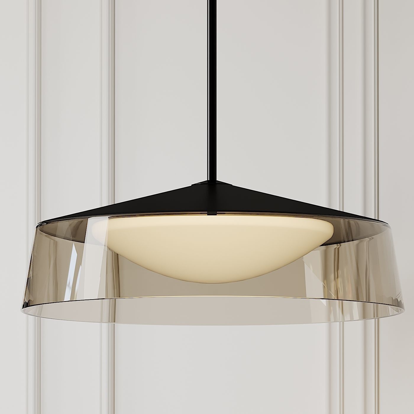 Masque grande pendant by tech lighting 3D model_1