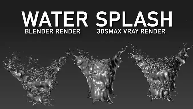Water Splash  3D Model 3D model