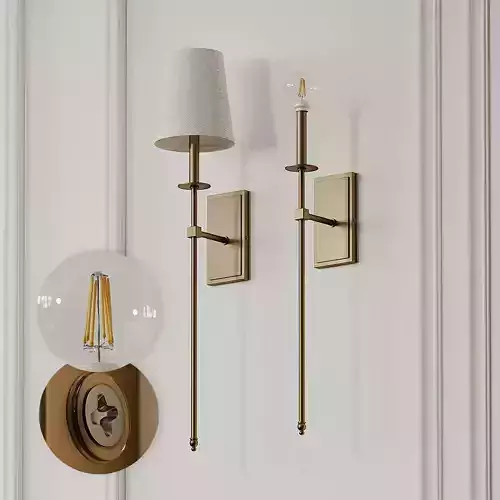 Tyrone 1-Light Wallchiere Wall Sconce