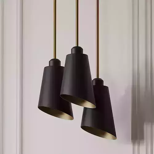 Valmonte 1-Light Cone Pendant by Langley Street