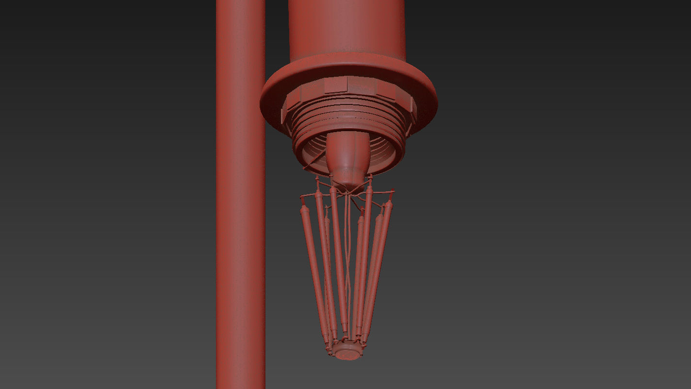 Valmonte 1-Light Cone Pendant by Langley Street 3D model_11