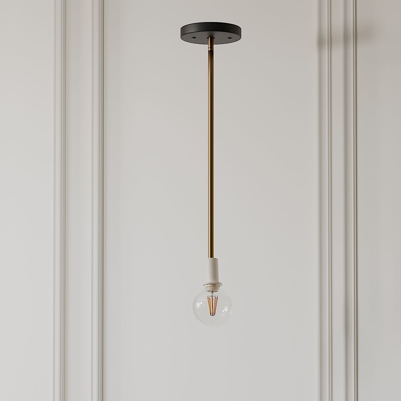 Valmonte 1-Light Cone Pendant by Langley Street 3D model_3