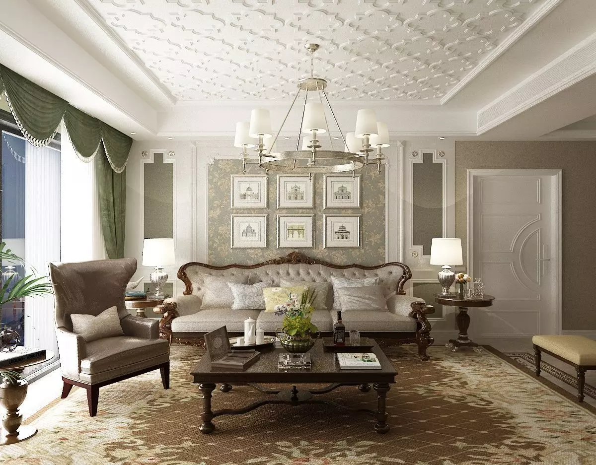 luxury apartment 3D model_0