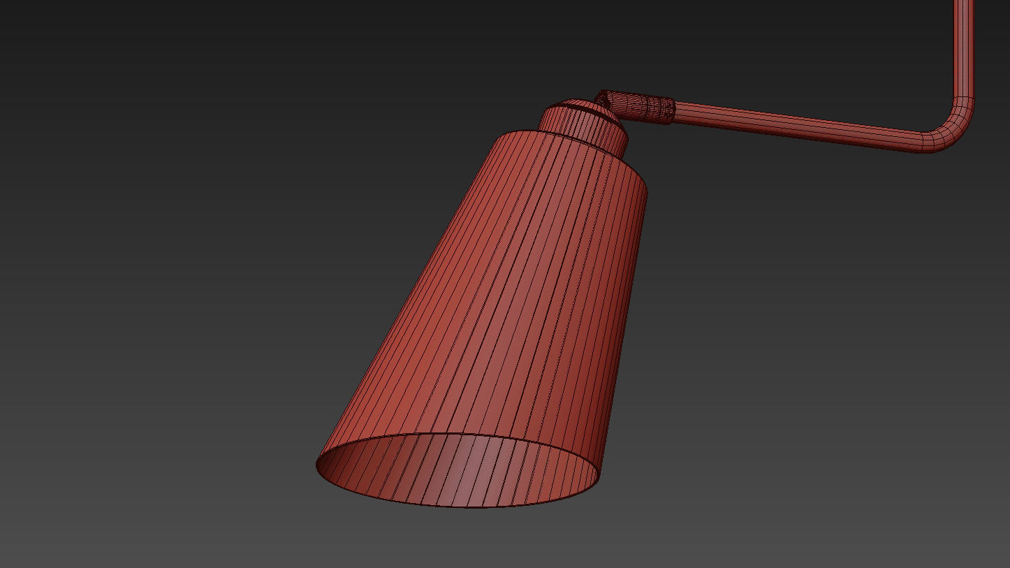 Valmonte 2-Light Armed Sconce by Langley Street 3D model_8