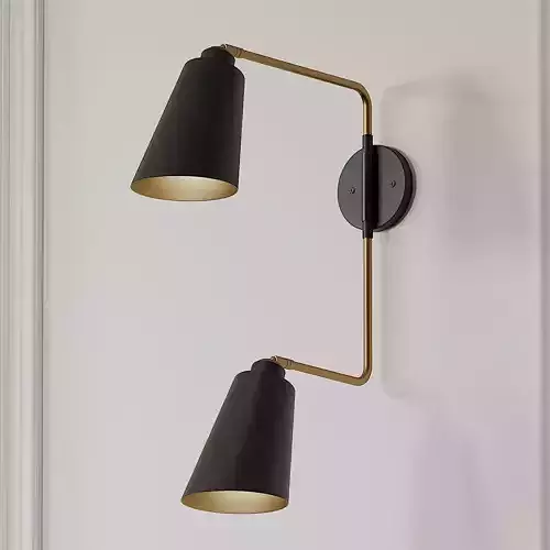 Valmonte 2-Light Armed Sconce by Langley Street