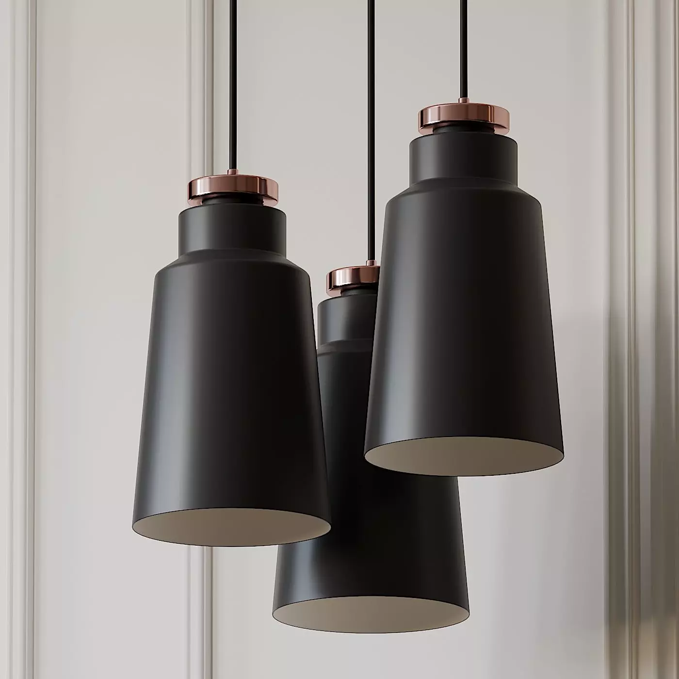 Stile 1-Light Bell Pendant by VERSANORA 3D model_0