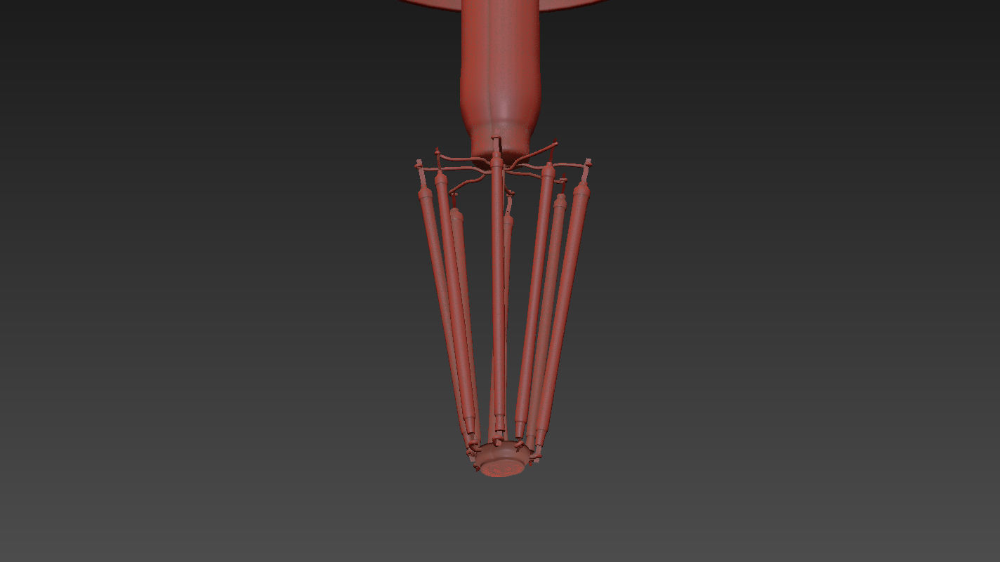 Wysocki 1-Light Single Globe Pendant by Mercury Row 3D model_7