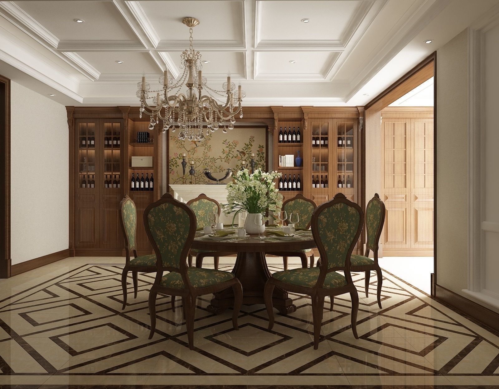 luxury apartment 3D model_3