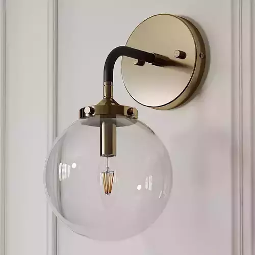 Shontelle 1-Light Armed Sconce by Modern Rustic Interiors