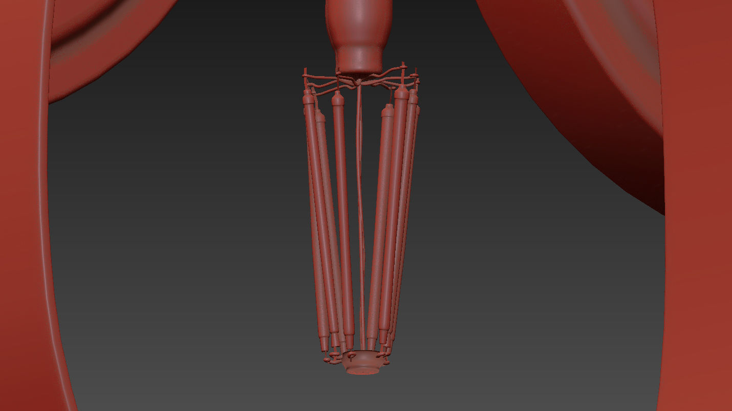 Salyers 1-Light Armed Sconce by Wrought Studio 3D model_7