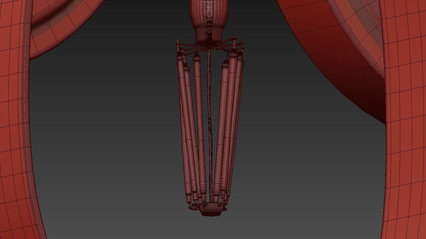 Salyers 1-Light Armed Sconce by Wrought Studio 3D model_8