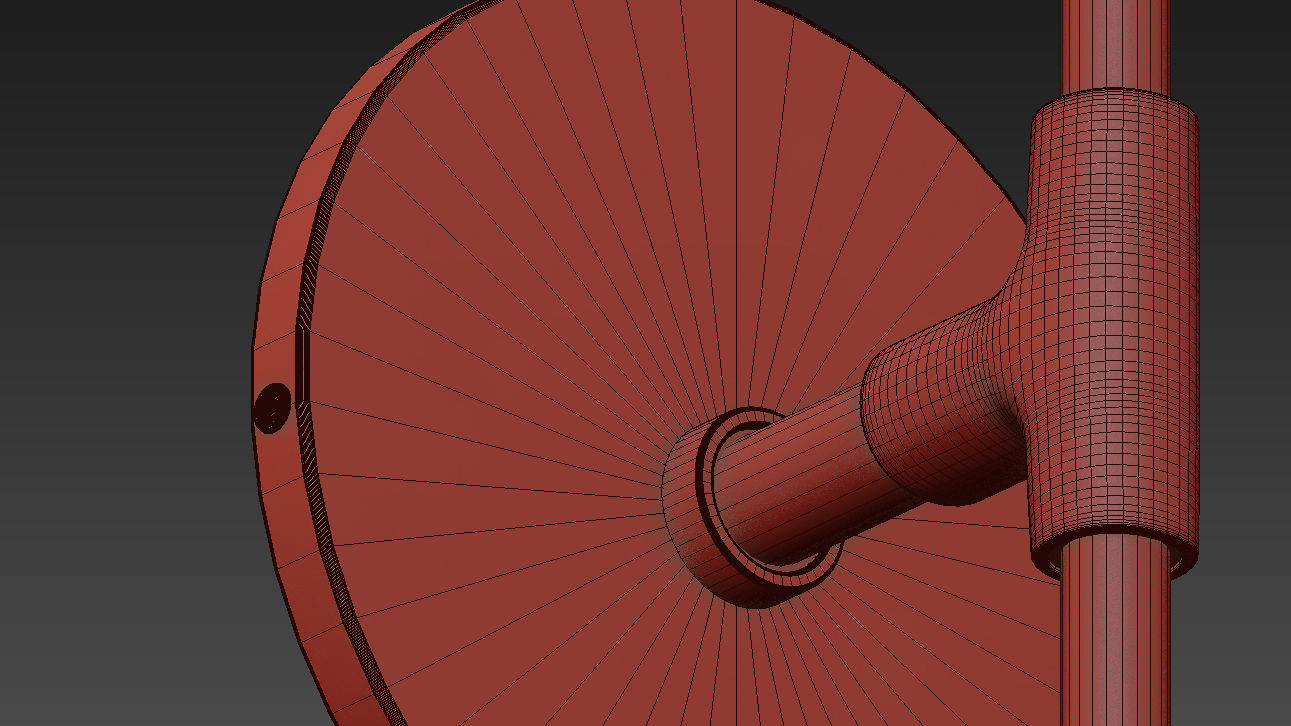 Wooding 1-Light Wallchiere by Orren Ellis 3D model_5