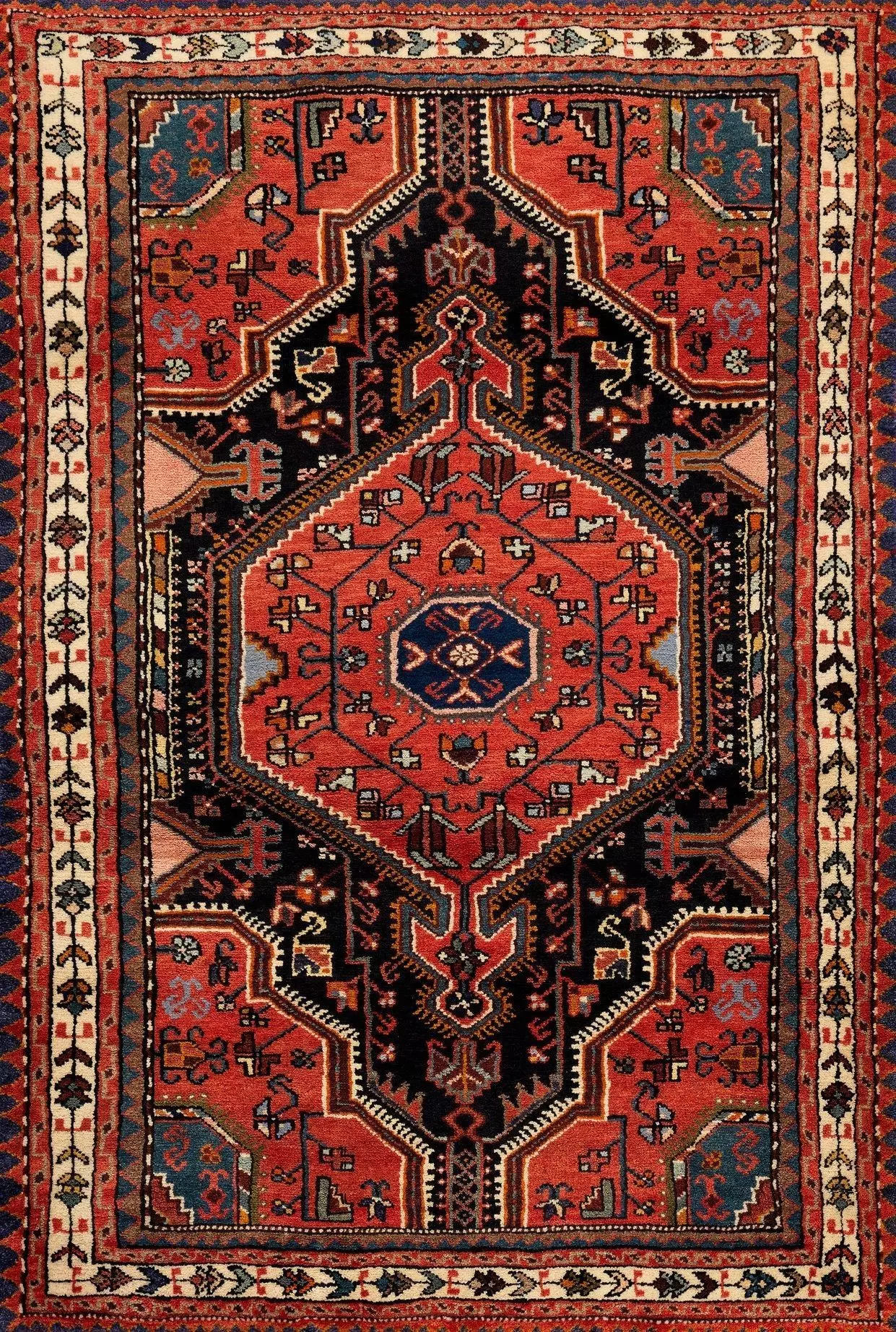 carpet afghanistan persian rug 3D model_0