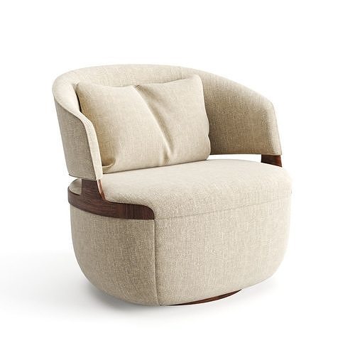 Potocco Velis Lounge 3D model 5