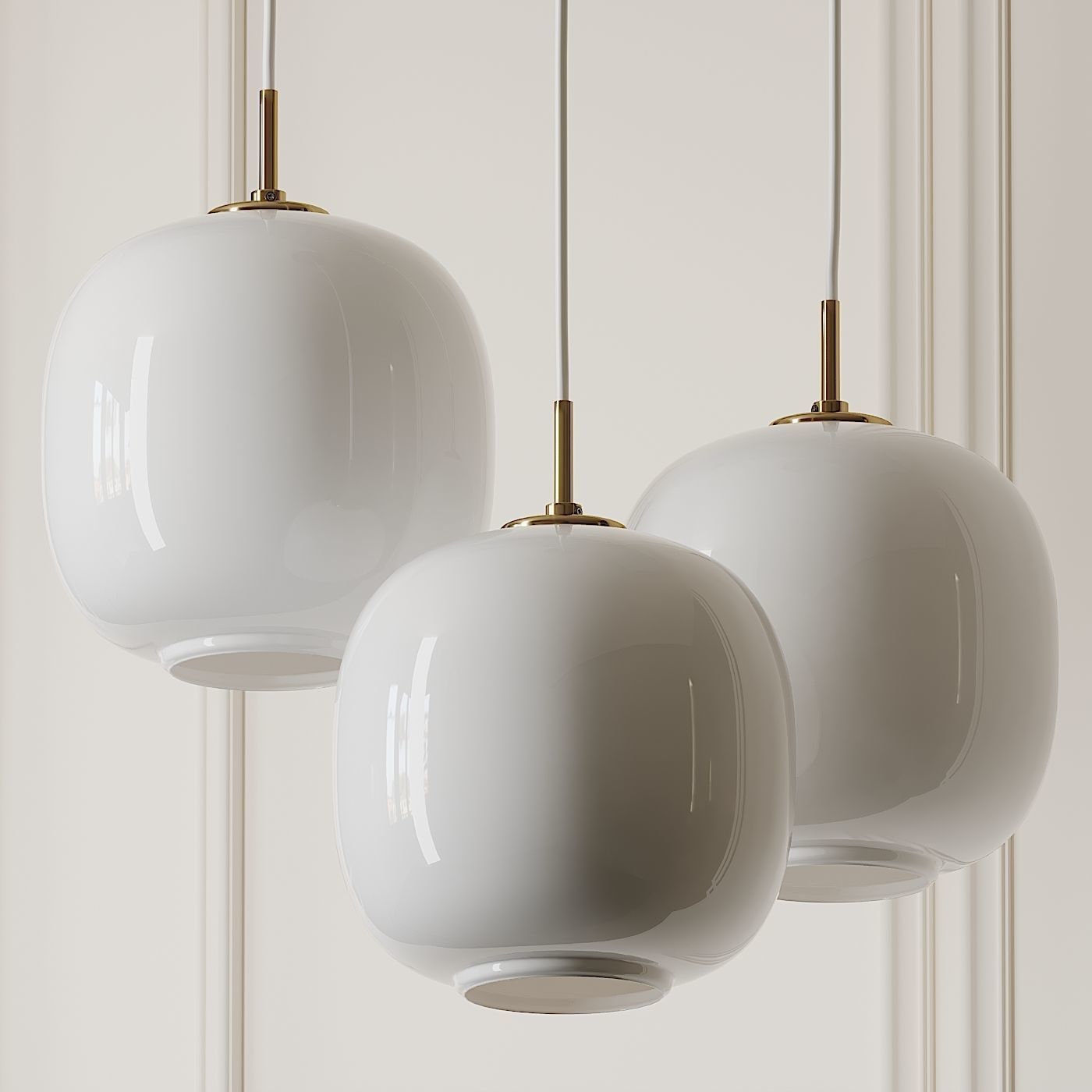 VL45 Radiohus 250 Pendant by Louis Poulsen 3D model_1