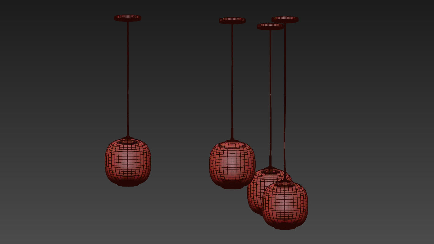 VL45 Radiohus 250 Pendant by Louis Poulsen 3D model_3