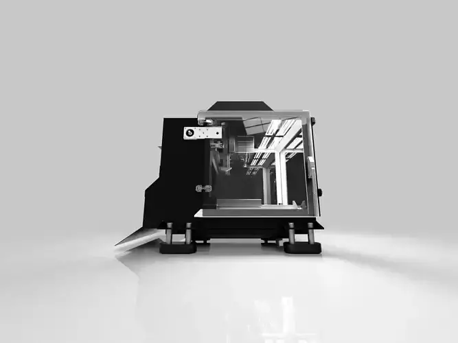 workbench size three axis cnc mill 3D print model