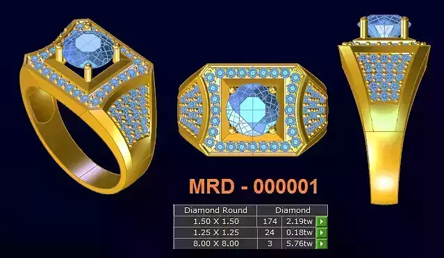 10 models diamond menring 1