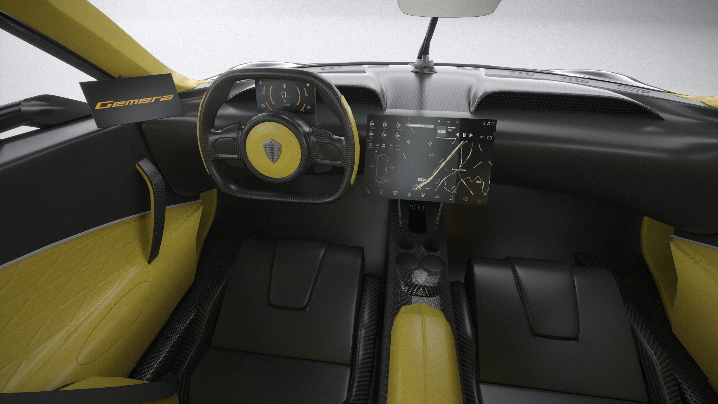 Koenigsegg Gemera 2021 LowPoly Low-poly 3D model_27