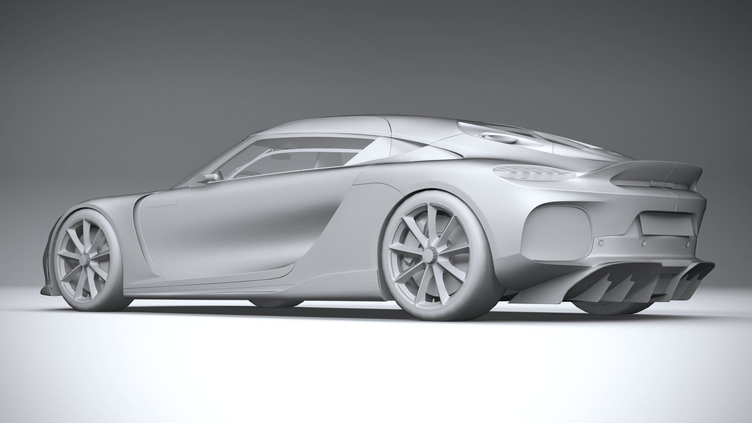 Koenigsegg Gemera 2021 LowPoly Low-poly 3D model_21