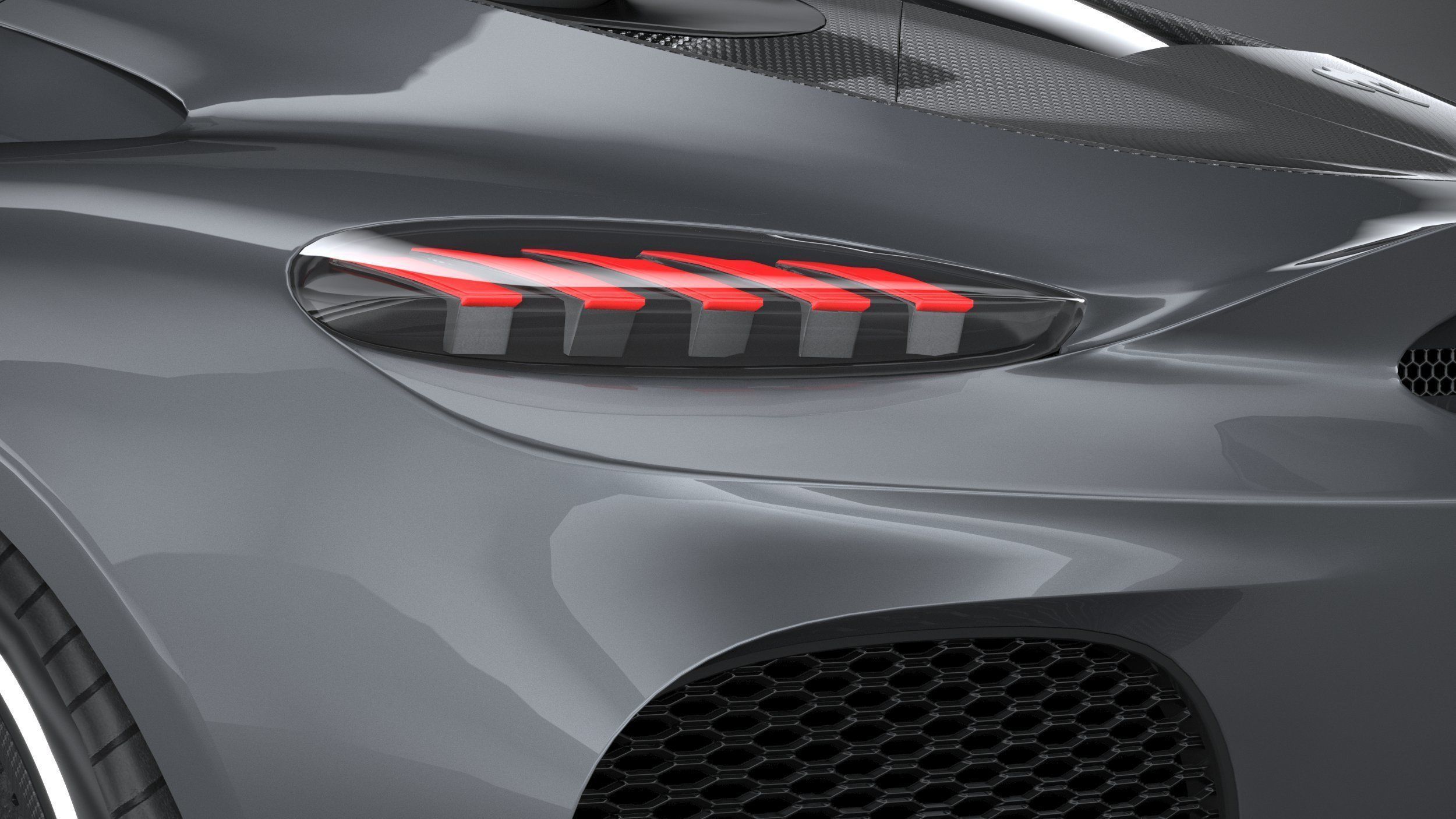 Koenigsegg Gemera 2021 LowPoly Low-poly 3D model_15