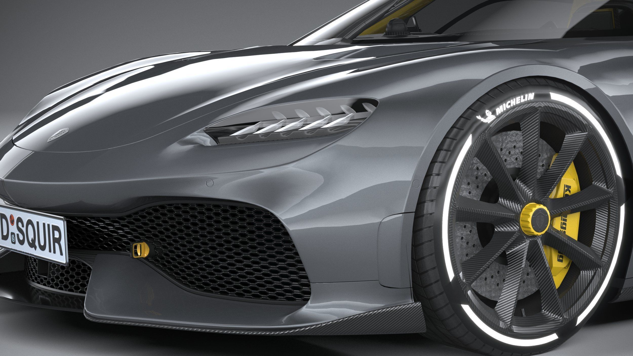 Koenigsegg Gemera 2021 LowPoly Low-poly 3D model_3