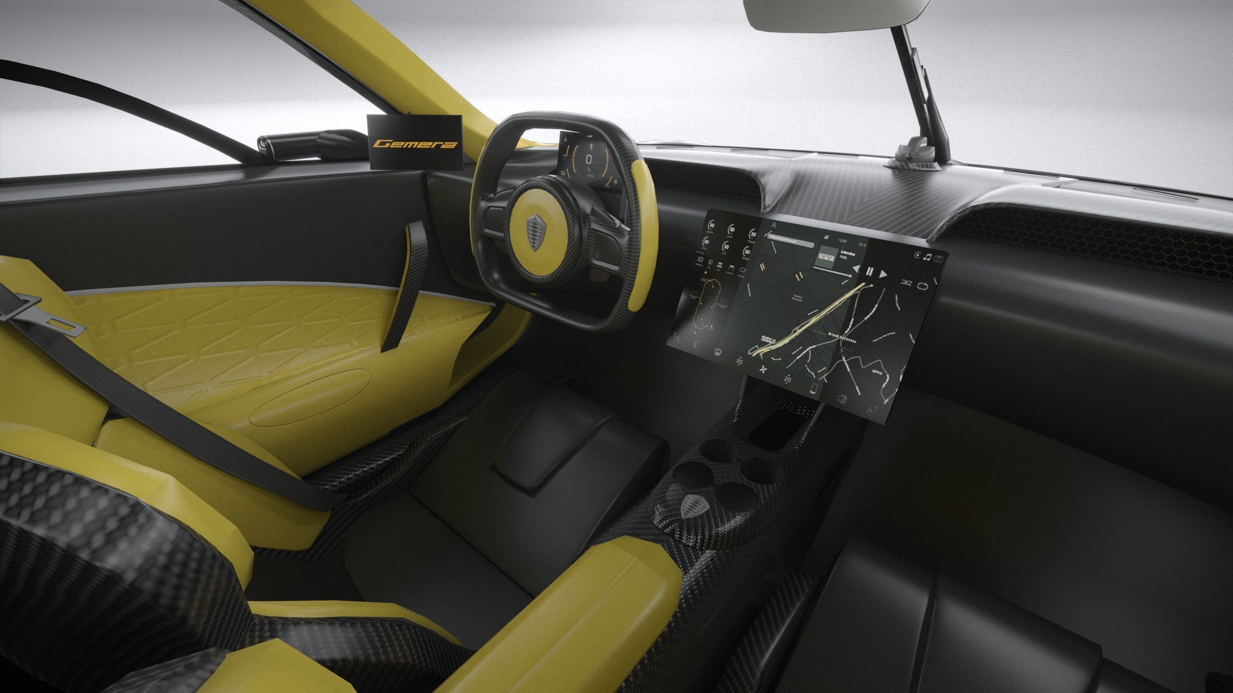 Koenigsegg Gemera 2021 LowPoly Low-poly 3D model_26