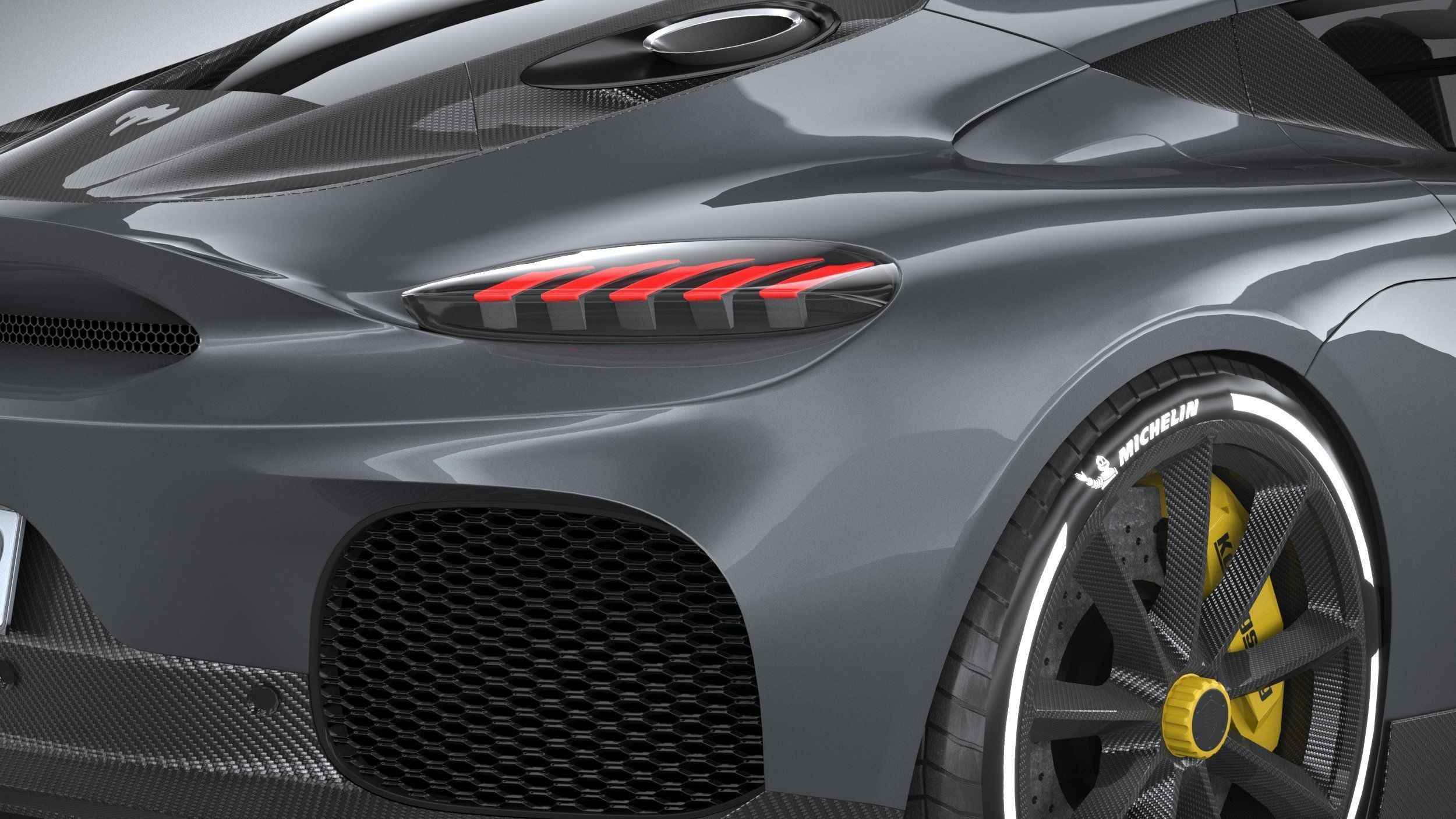 Koenigsegg Gemera 2021 LowPoly Low-poly 3D model_18