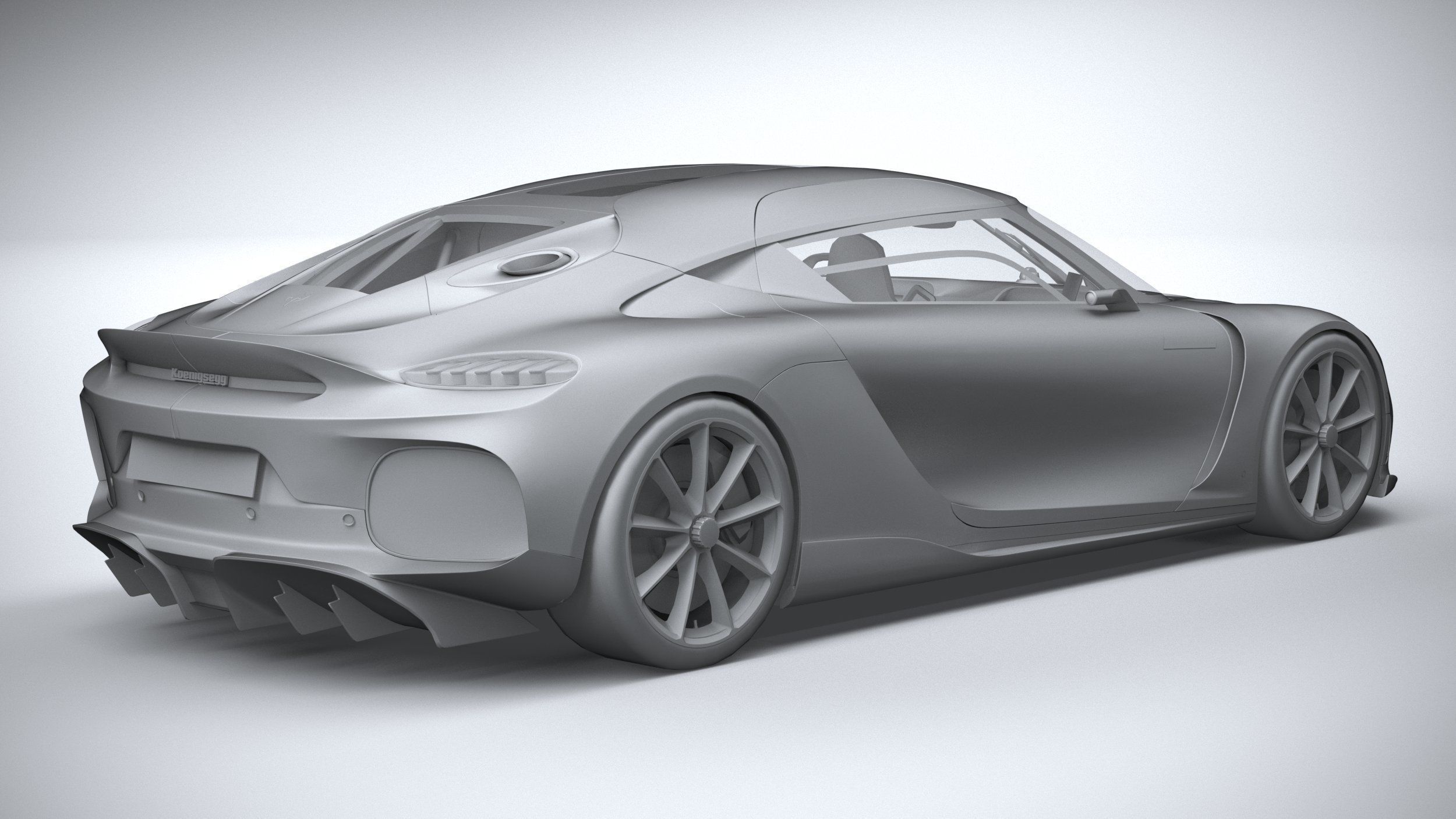 Koenigsegg Gemera 2021 LowPoly Low-poly 3D model_25