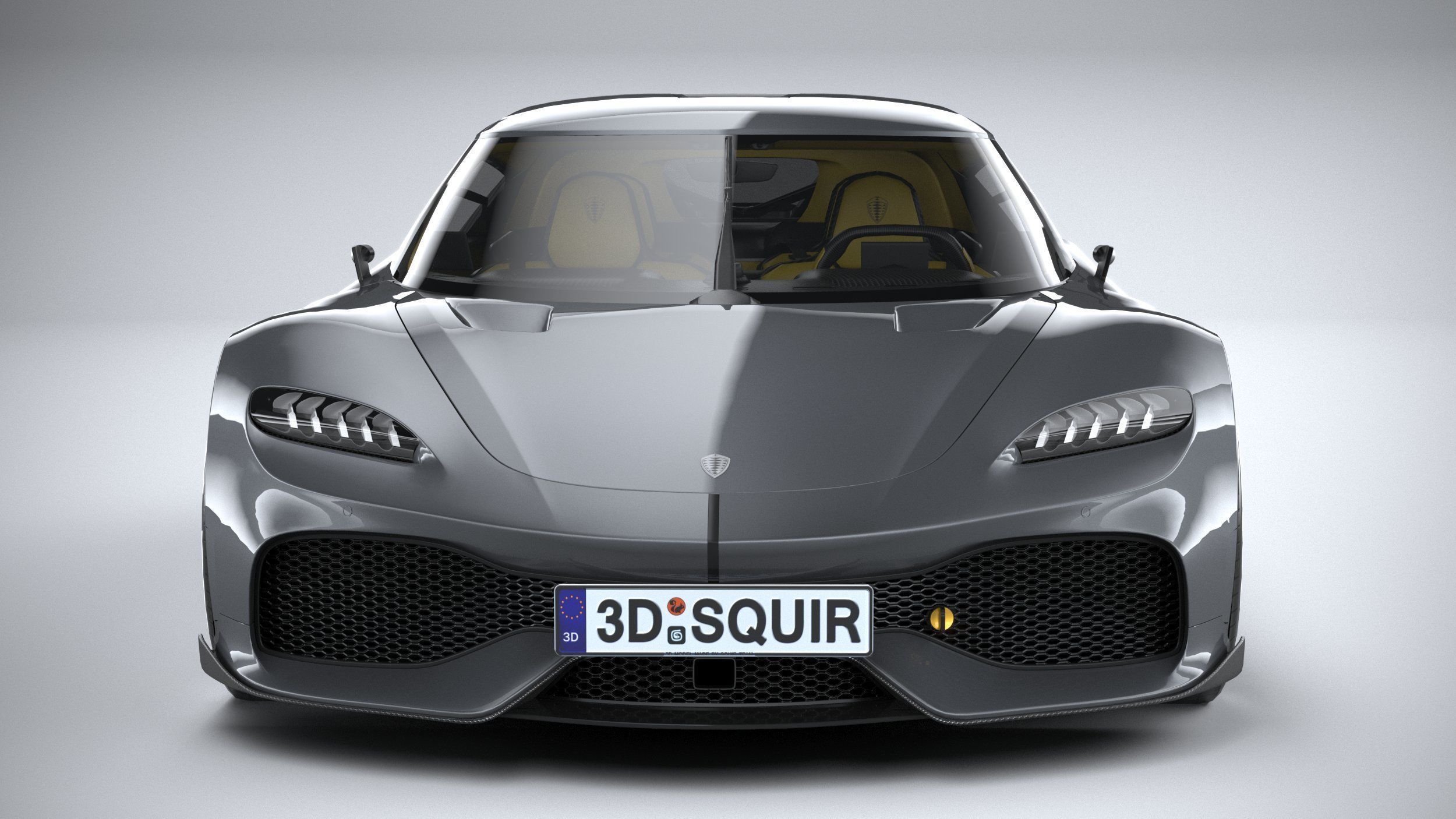 Koenigsegg Gemera 2021 LowPoly Low-poly 3D model_13