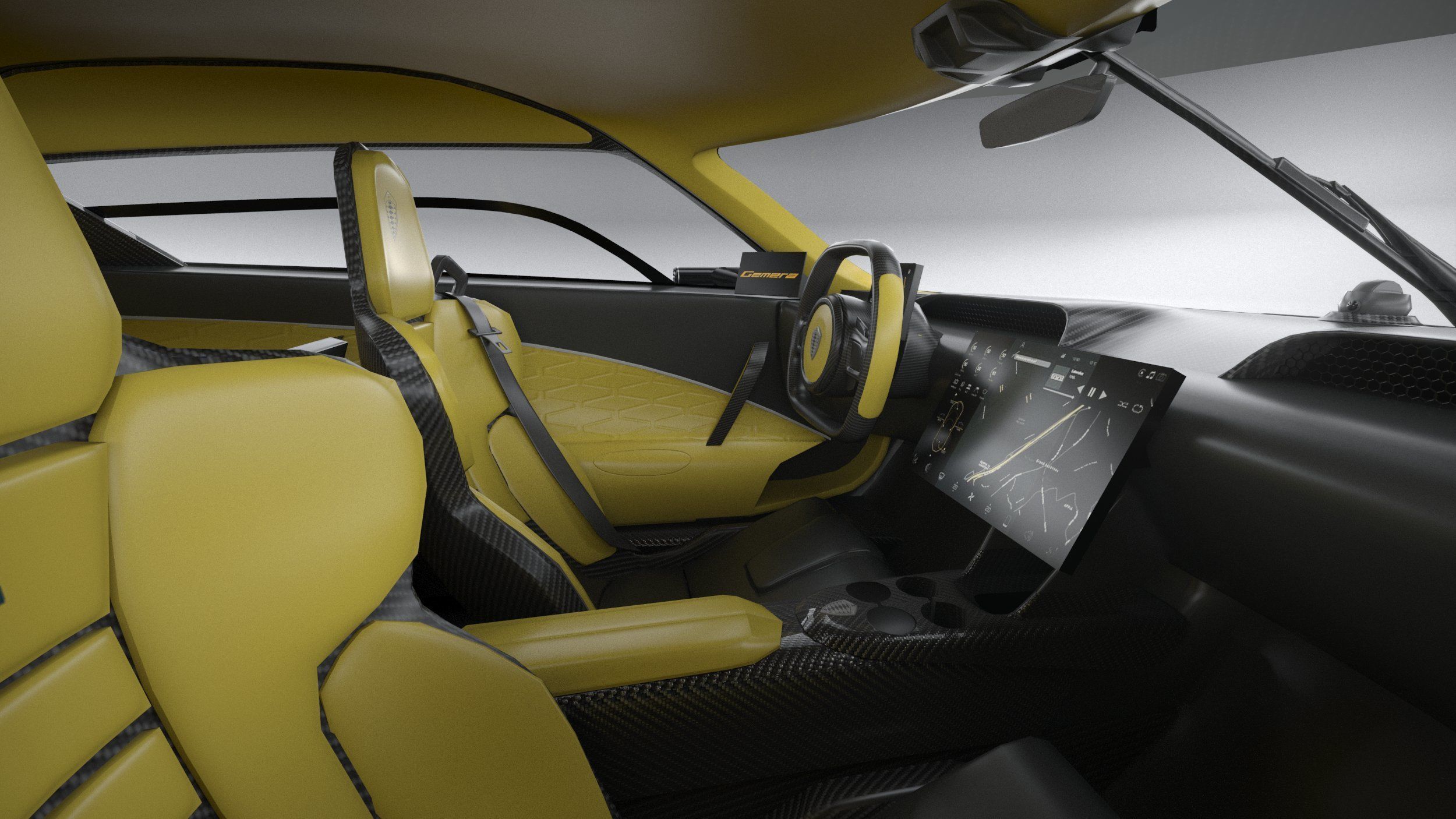 Koenigsegg Gemera 2021 LowPoly Low-poly 3D model_28