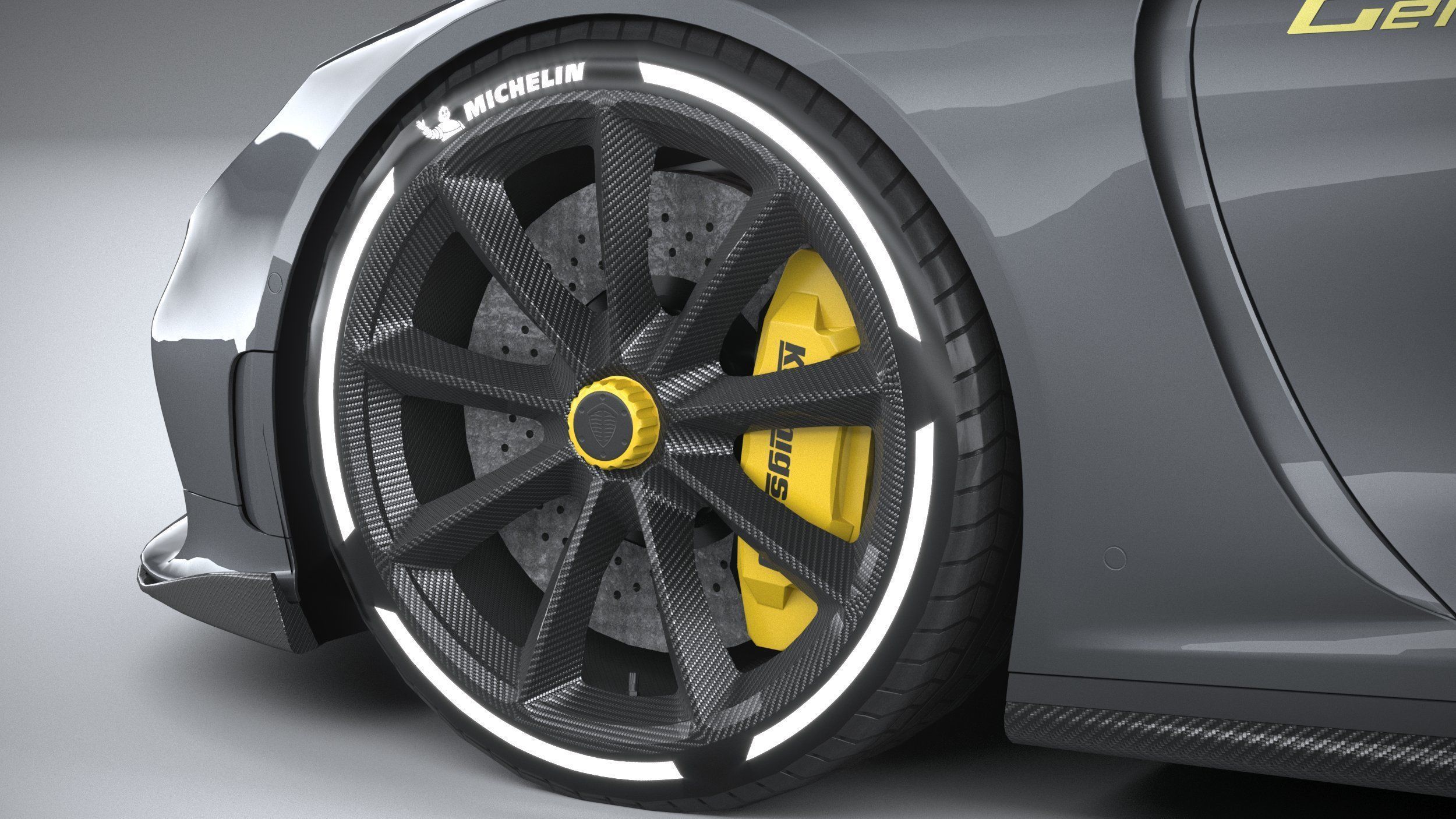 Koenigsegg Gemera 2021 LowPoly Low-poly 3D model_16