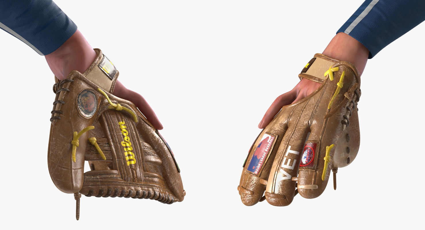 Baseball Player Rigged Twins for Maya 3D model_11