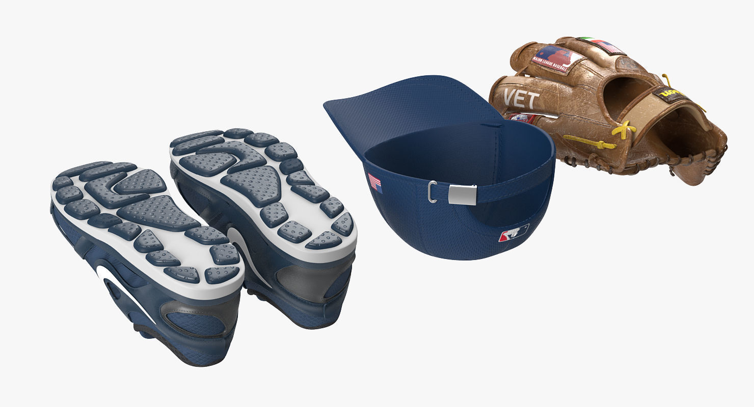 Baseball Player Rigged Twins for Maya 3D model_15