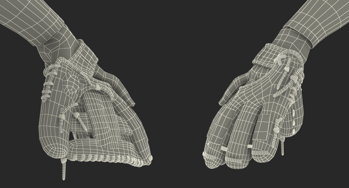 Baseball Player Rigged Twins for Maya 3D model_26